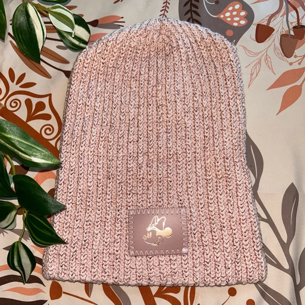 DISNEY X LOVE YOUR MELON MINNIE MOUSE PINK BEANIE